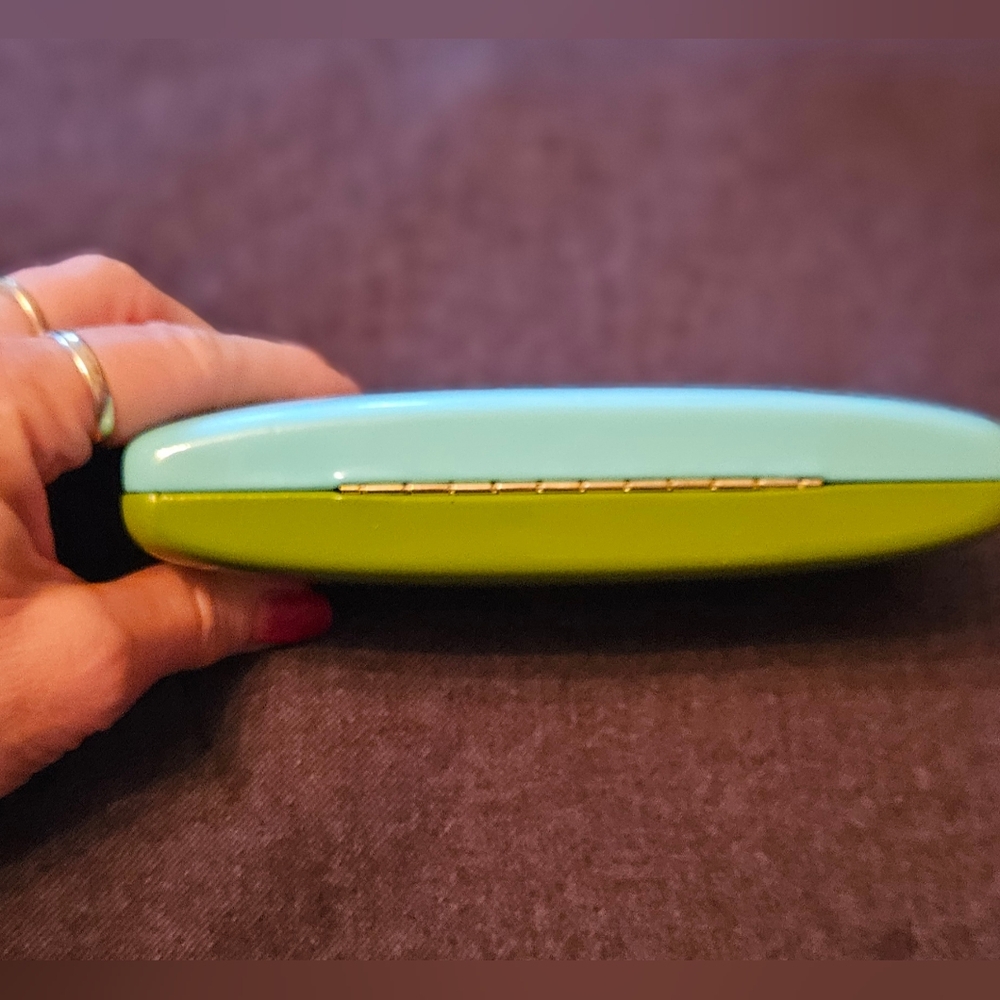 kate spade yellow and light mint eyeglass case - Picture 8 of 8